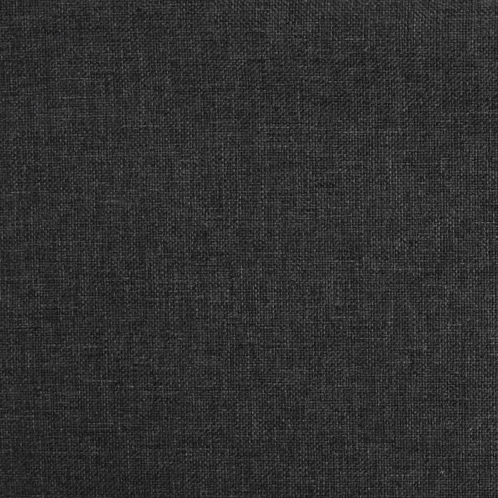 Sessel mit Beinen aus Massivem Kautschukholz Schwarz Stoff