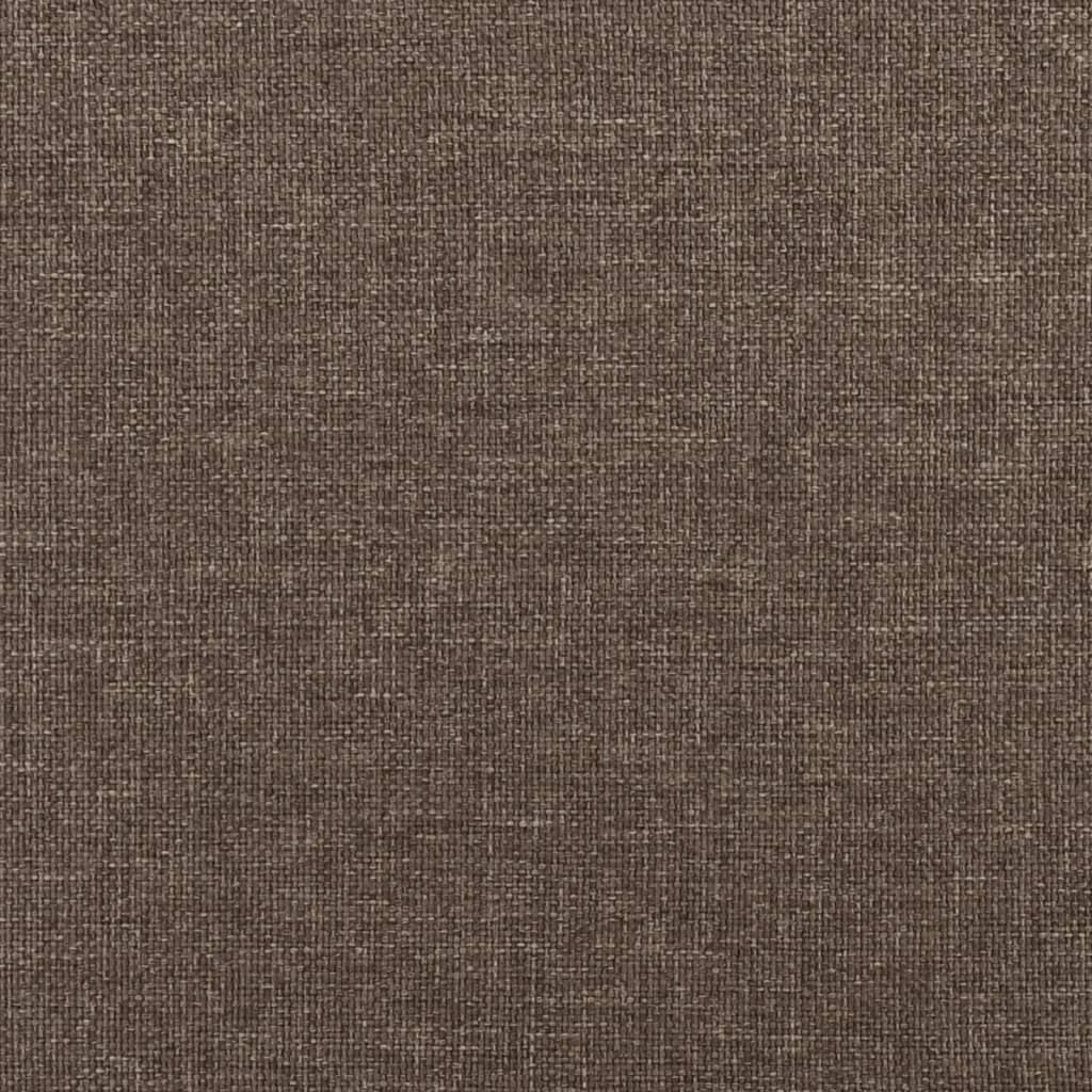 Schaukelsessel mit Kautschukholz-Beinen Taupe Stoff