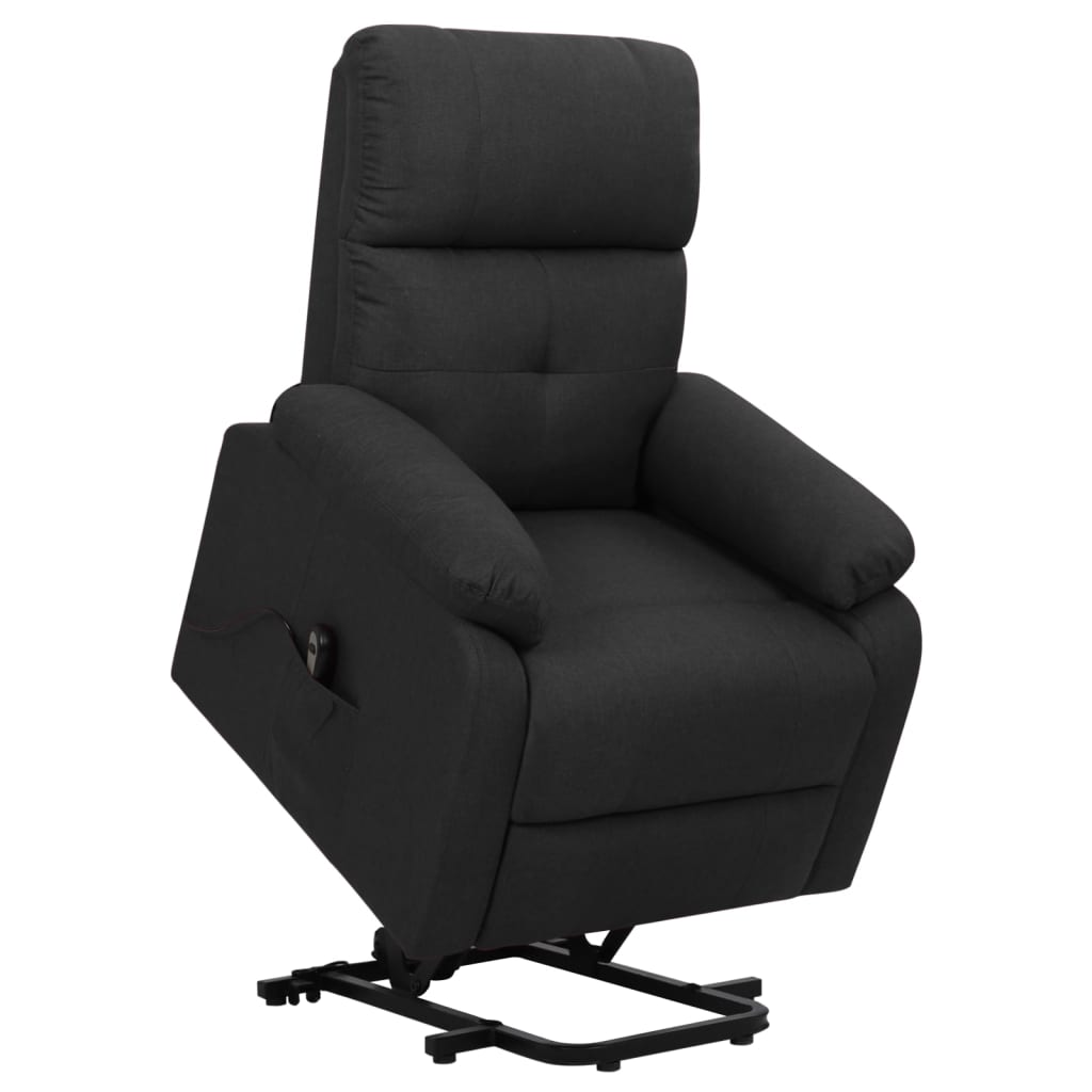 Aufstehsessel Schwarz Stoff
