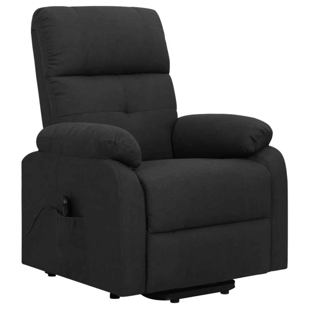 Aufstehsessel Schwarz Stoff