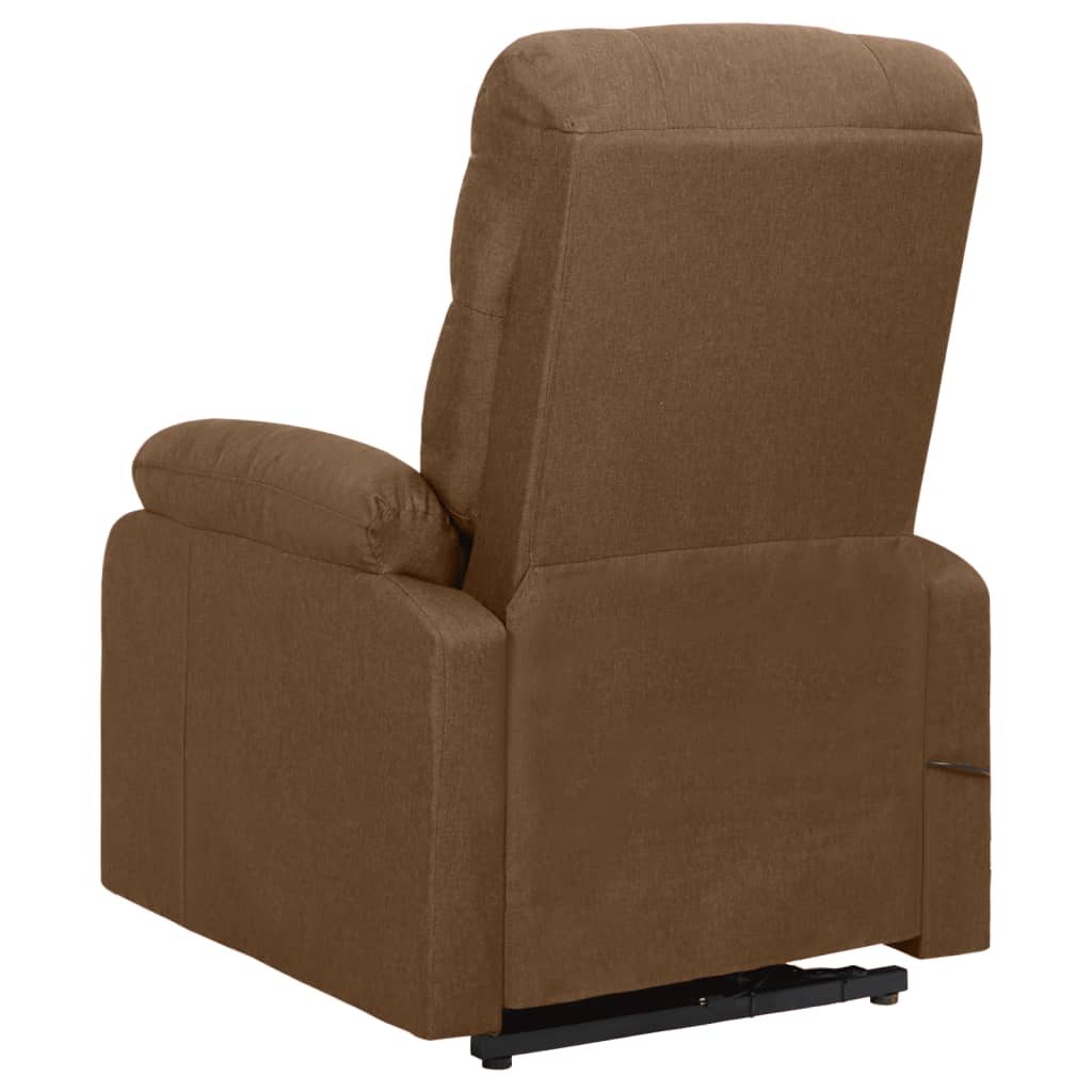 Aufstehsessel Braun Stoff