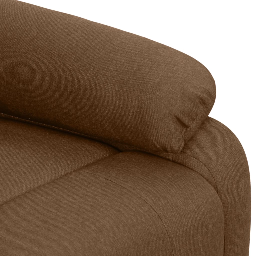 Aufstehsessel Braun Stoff