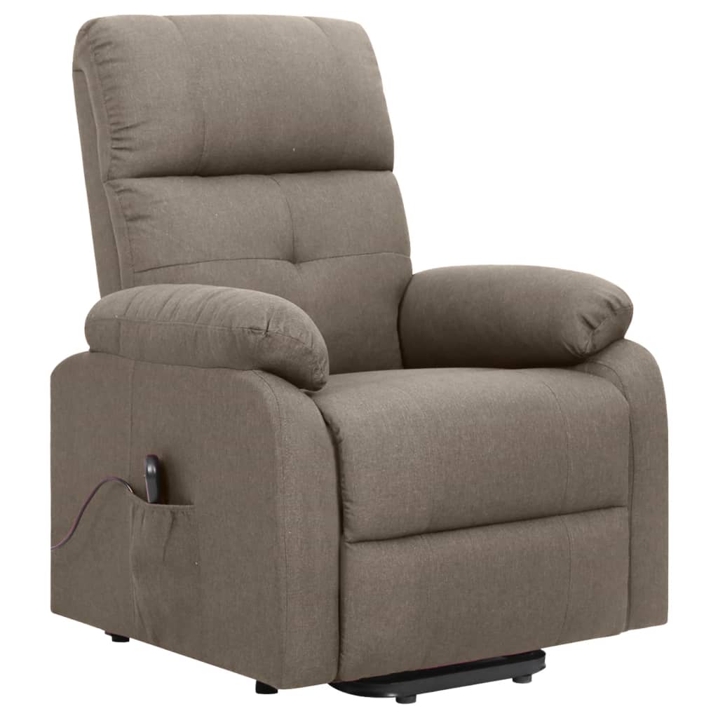 Aufstehsessel Taupe Stoff