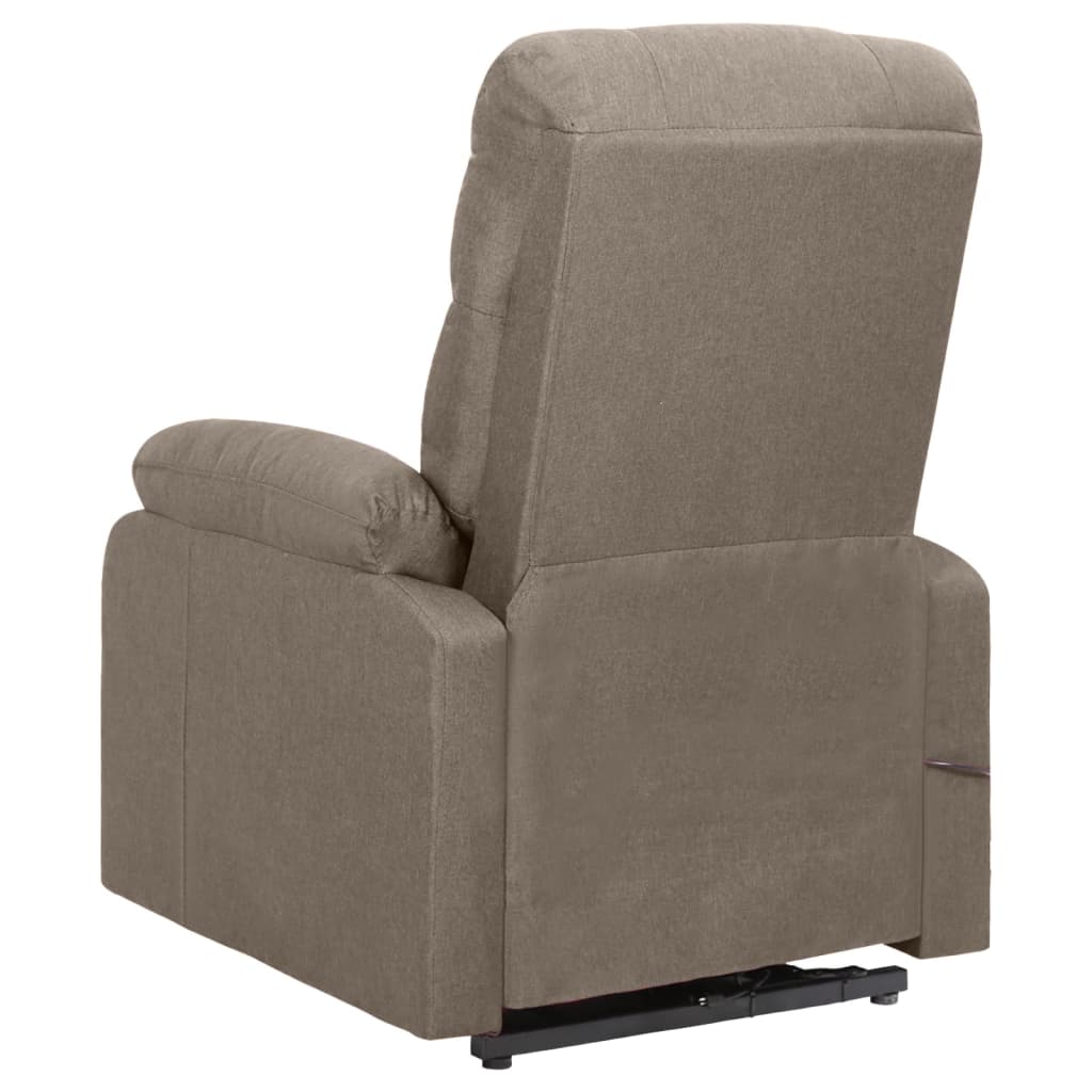 Aufstehsessel Taupe Stoff