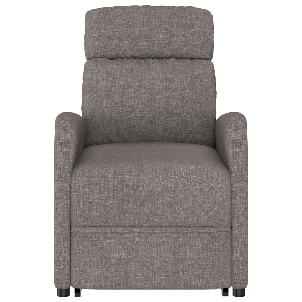 Aufstehsessel Taupe Stoff