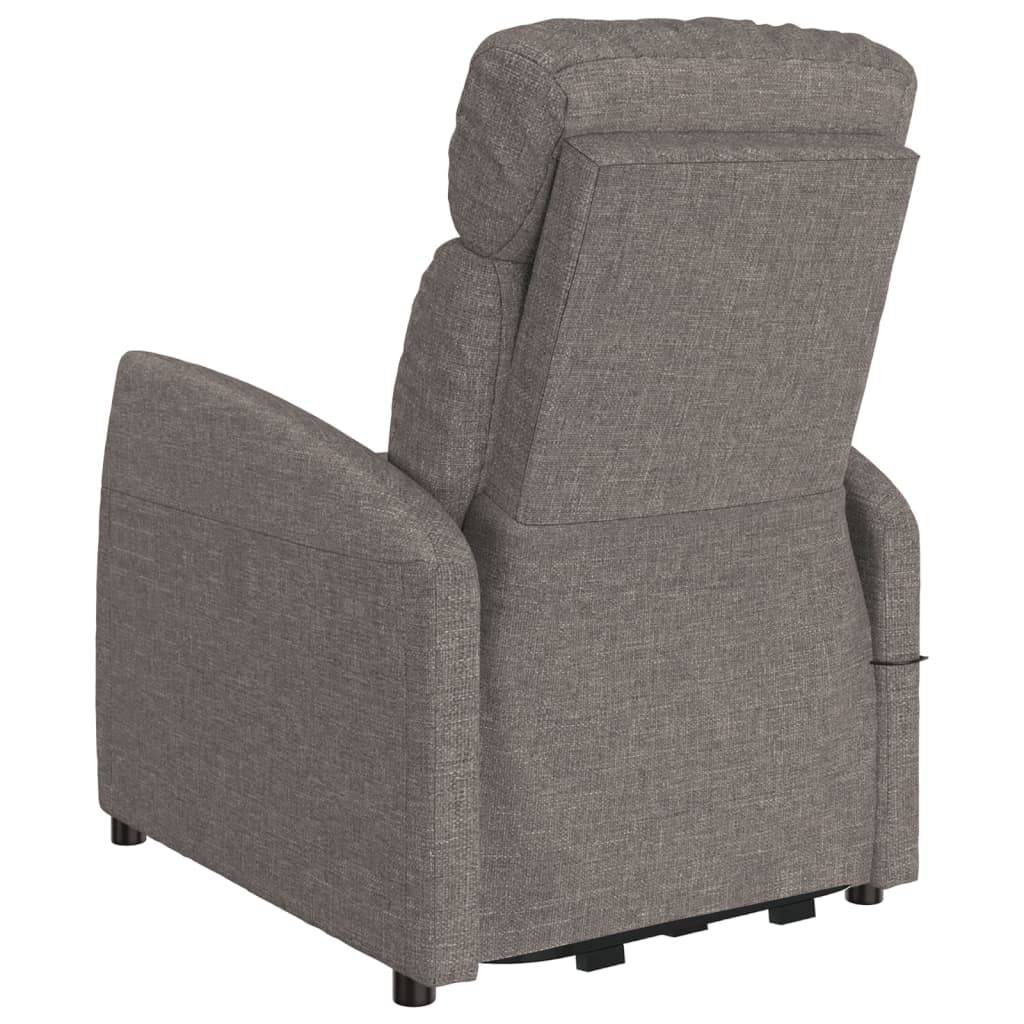 Aufstehsessel Taupe Stoff