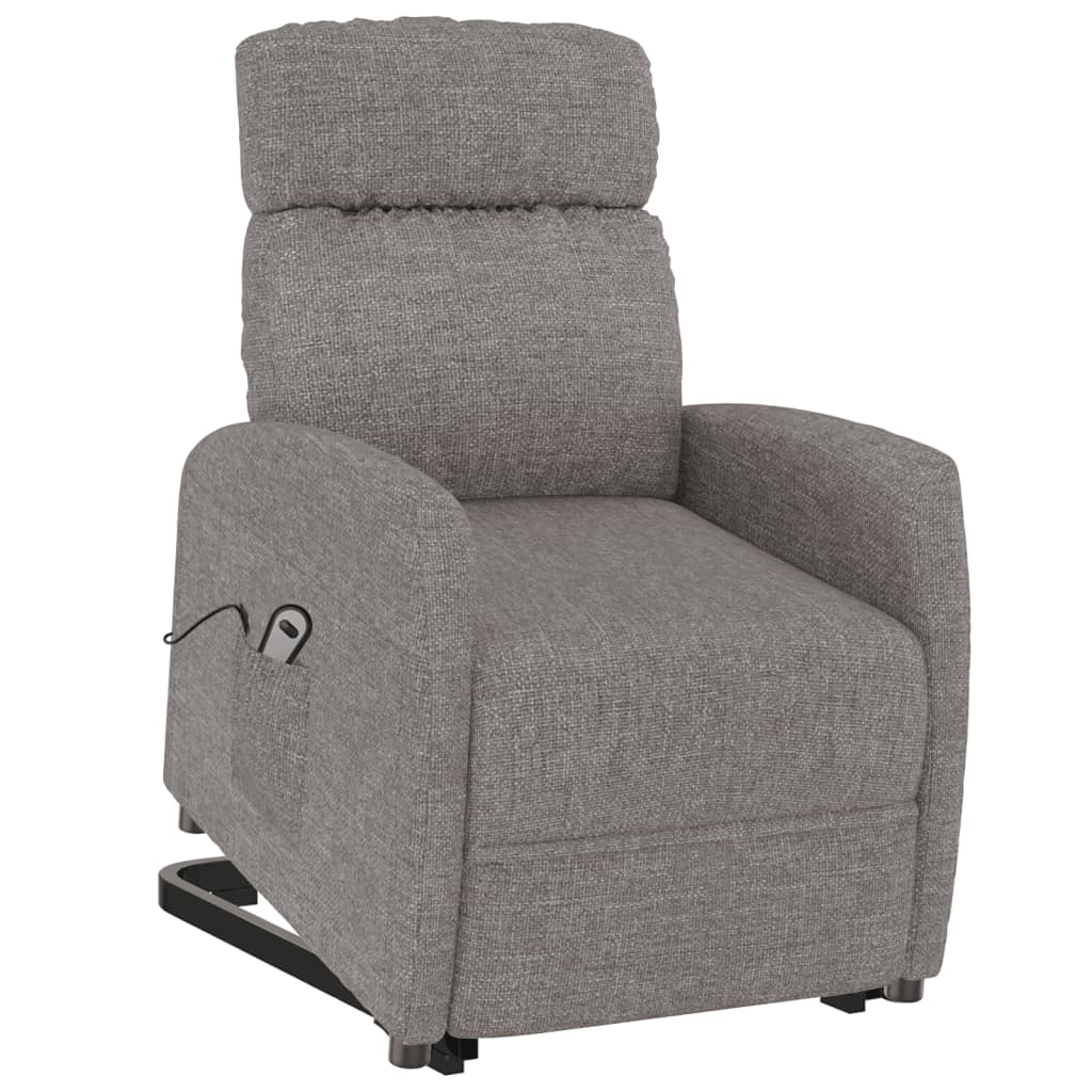 Aufstehsessel Taupe Stoff