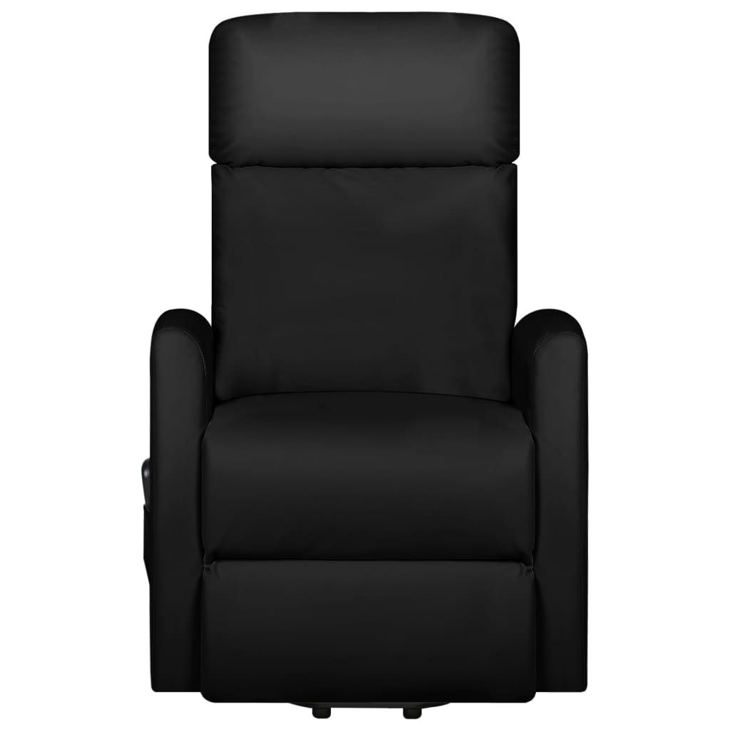 Aufstehsessel Schwarz Kunstleder