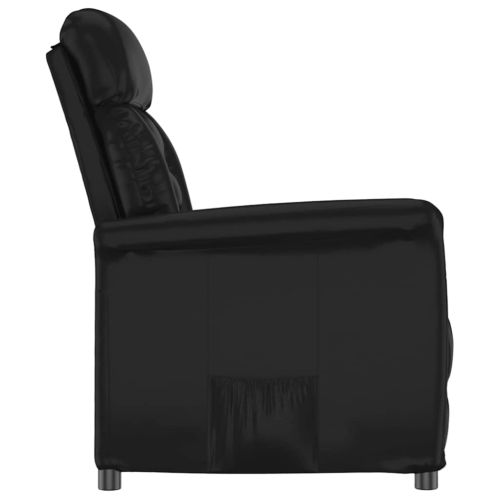 Relaxsessel Schwarz Kunstleder