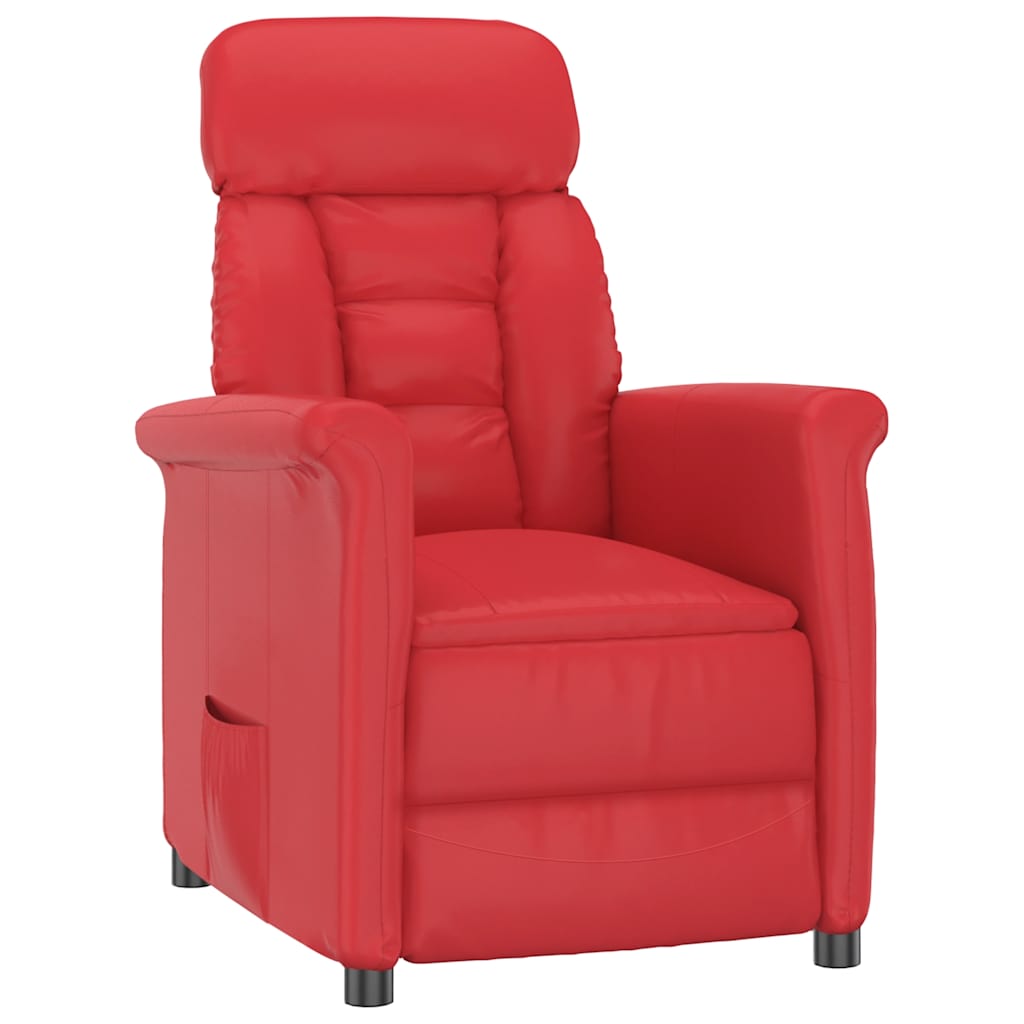Relaxsessel Rot Kunstleder