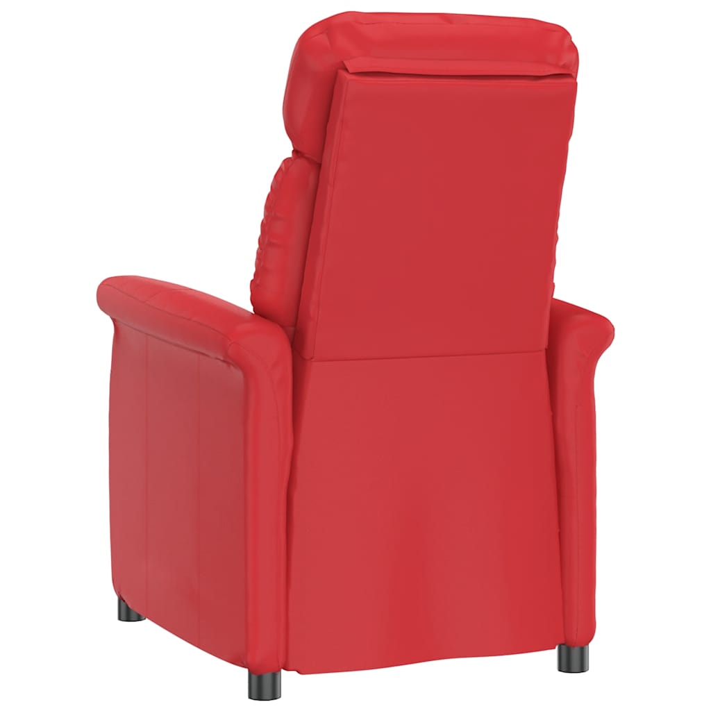 Relaxsessel Rot Kunstleder