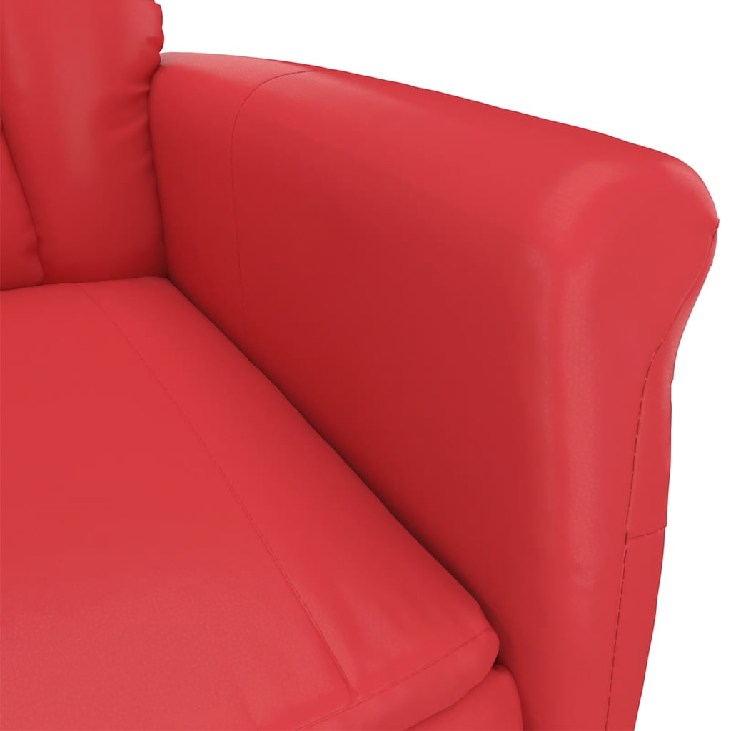 Relaxsessel Rot Kunstleder