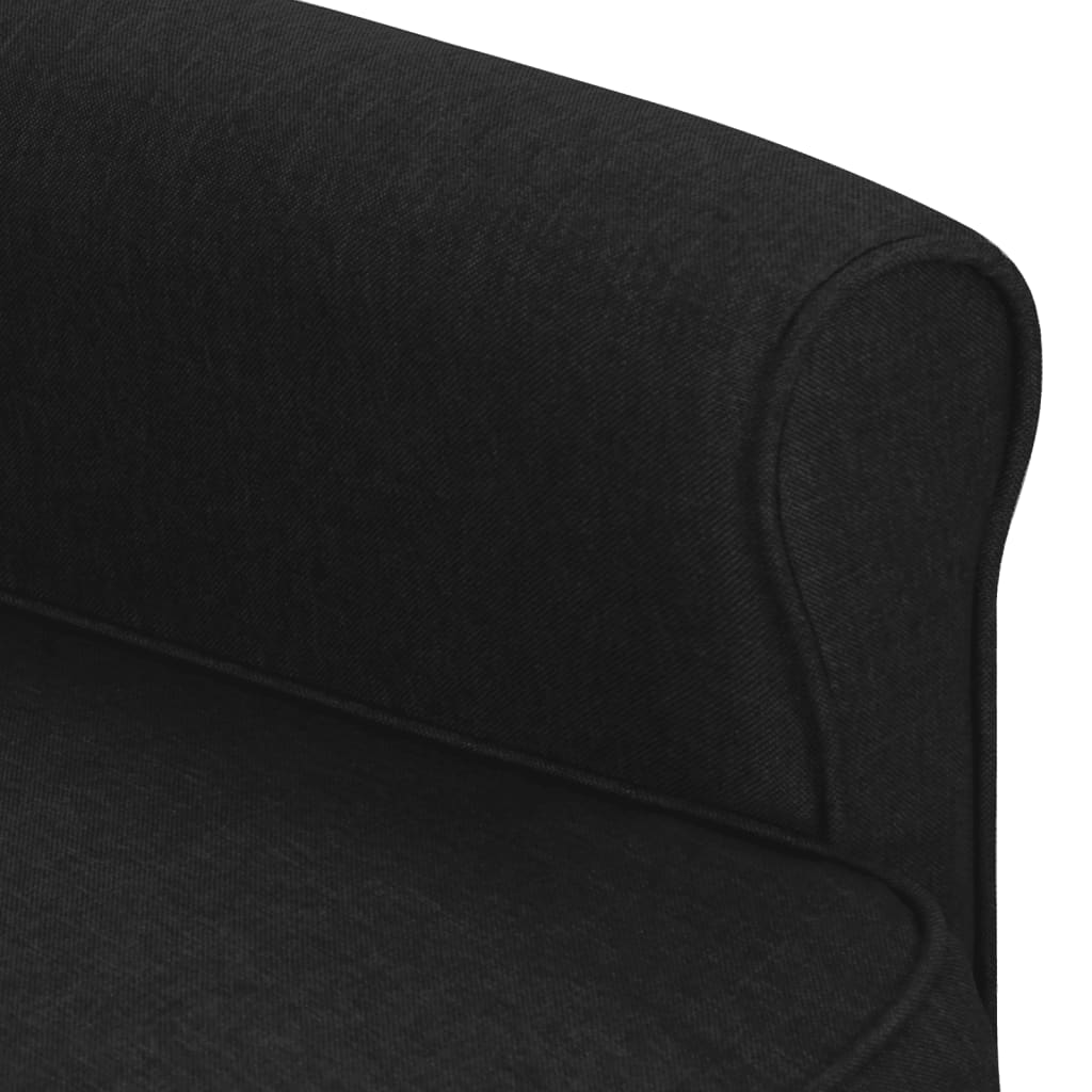 Aufstehsessel Schwarz Stoff