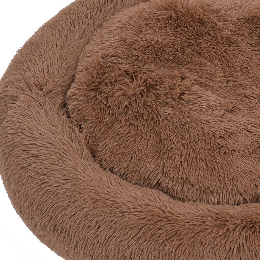 Hunde- und Katzenkissen Waschbar Braun 50x50x12 cm Plüsch