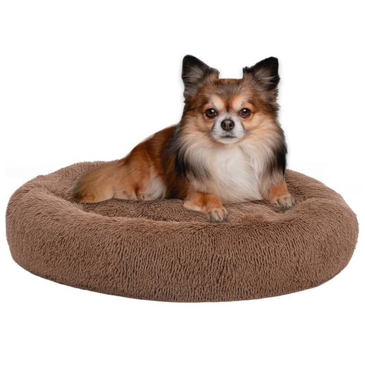 Hunde- und Katzenkissen Waschbar Braun 50x50x12 cm Plüsch