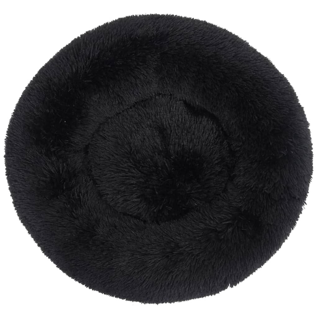 Hunde- und Katzenkissen Waschbar Schwarz 90x90x16 cm Plüsch