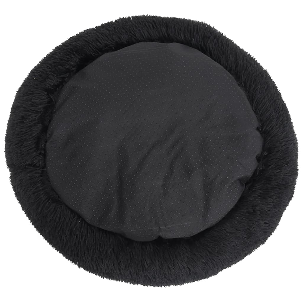 Hunde- und Katzenkissen Waschbar Schwarz 90x90x16 cm Plüsch