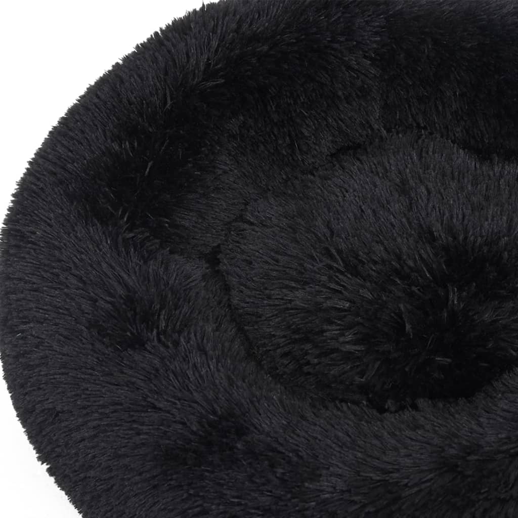 Hunde- und Katzenkissen Waschbar Schwarz 90x90x16 cm Plüsch