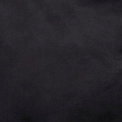 Hundebett Schwarz 79x70x19 cm Plüsch und Kunstleder
