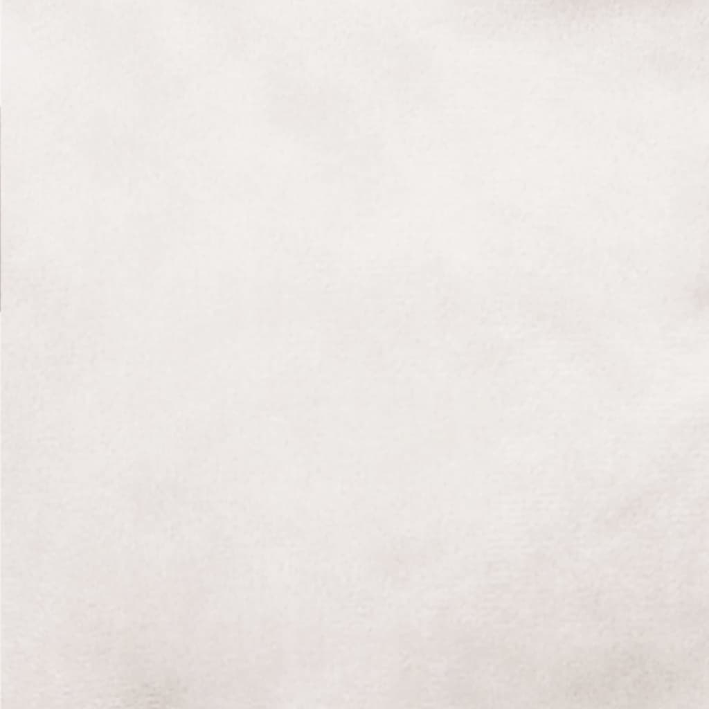 Hundebett Schwarz-Beige 69x59x19 cm Plüsch und Kunstleder