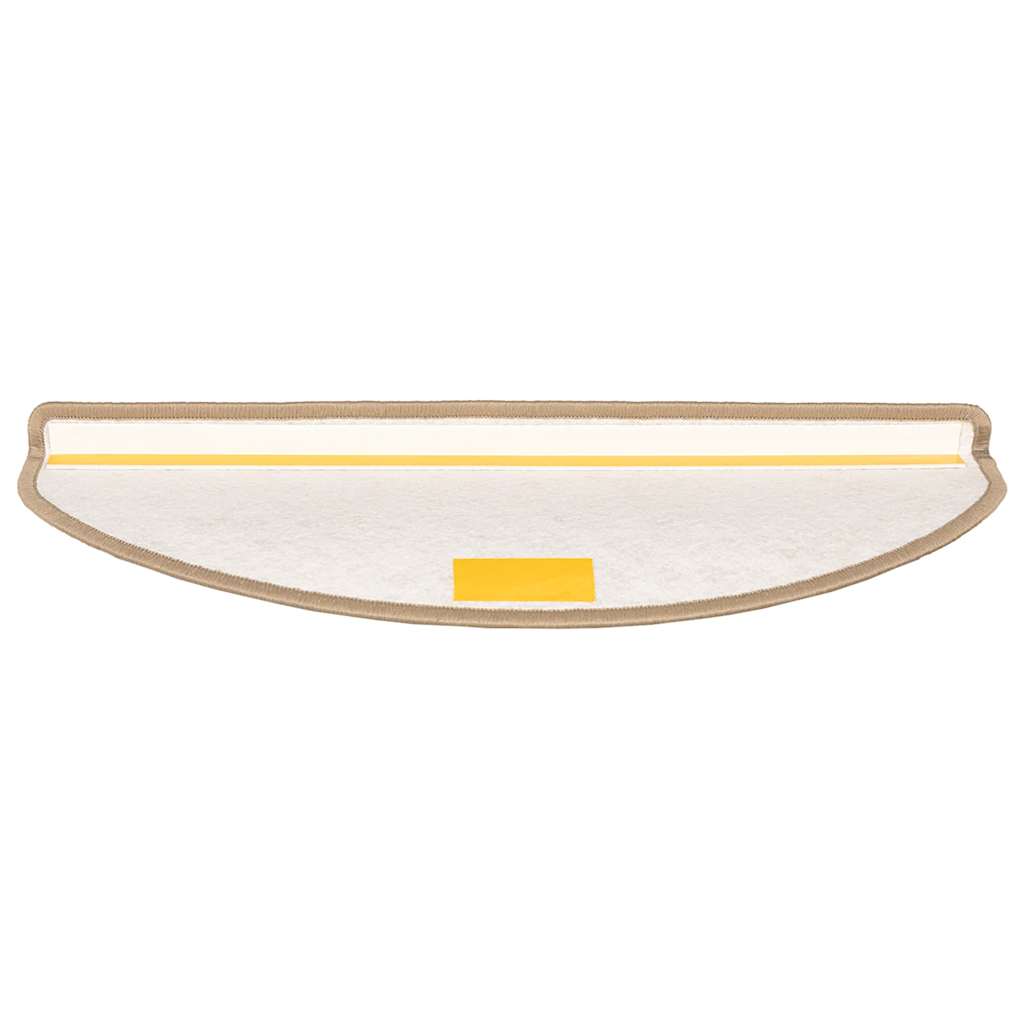Stufenmatten 15 Stk. 65x21x4 cm Braun Halbrund Groß