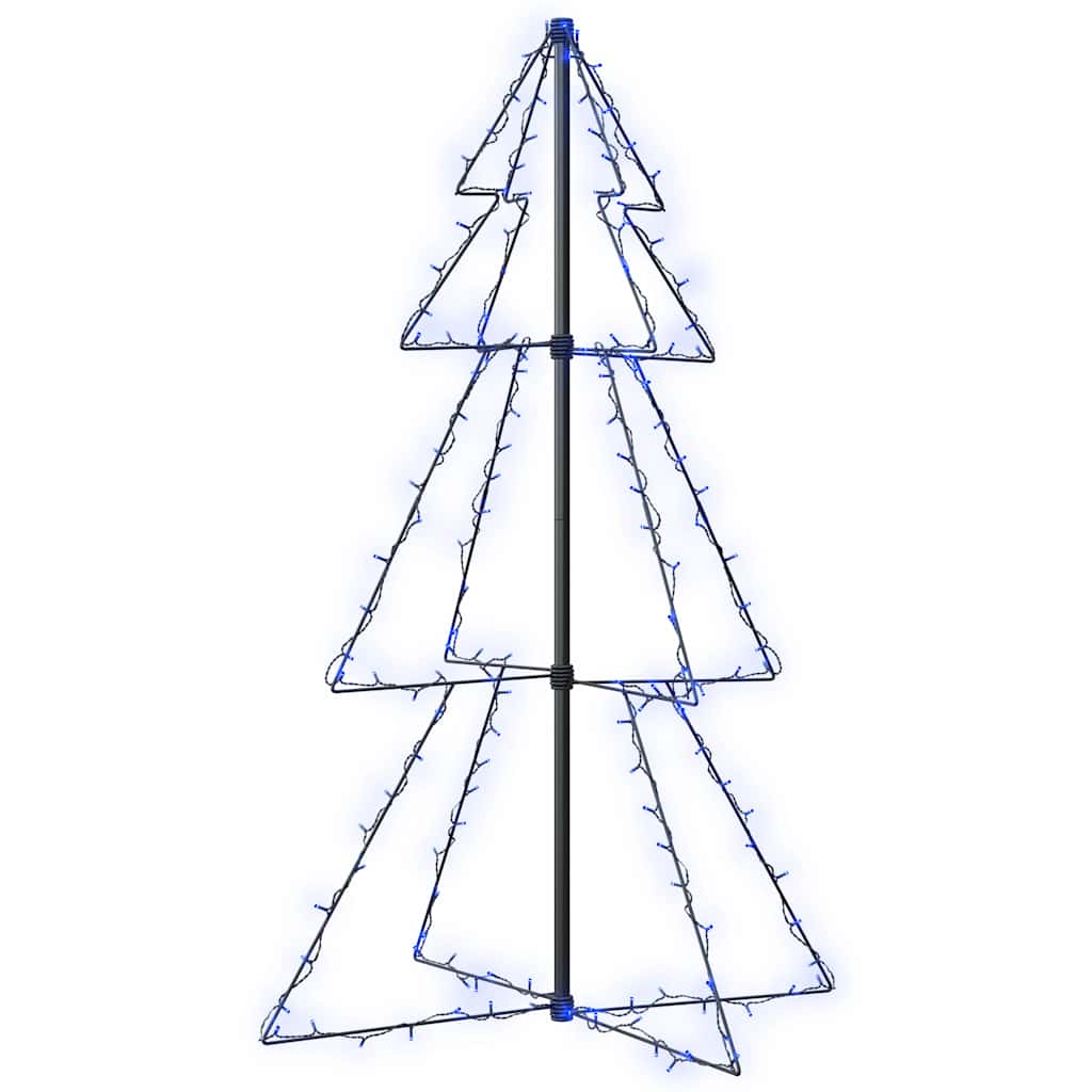 Weihnachtsbaum in Kegelform 160 LEDs Indoor & Outdoor 78x120 cm