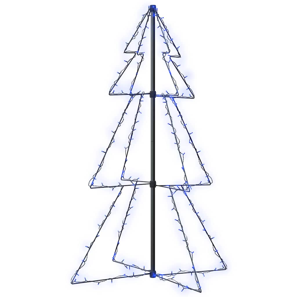 Weihnachtsbaum in Kegelform 160 LEDs Indoor & Outdoor 78x120 cm