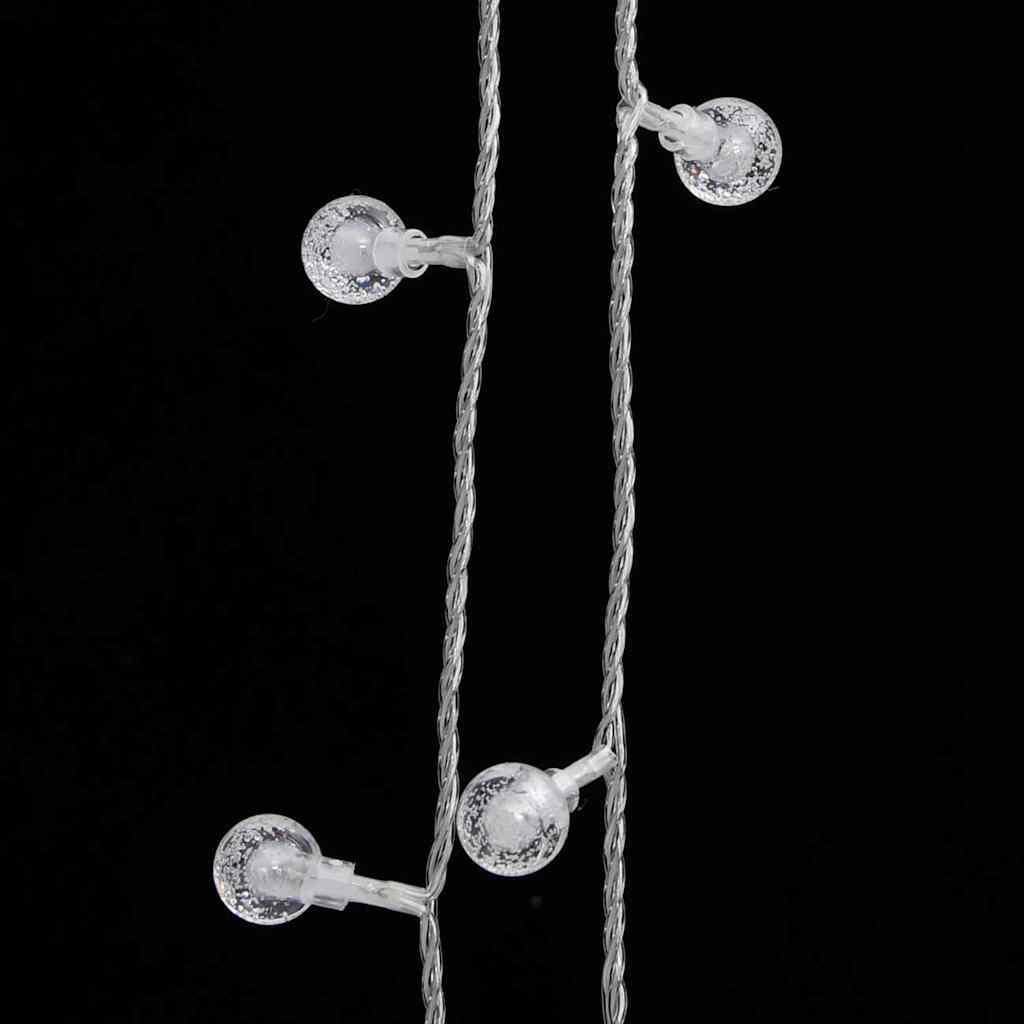 Lichterkette Kugeln 20 m 200 LED Warmweiß 8 Funktionen