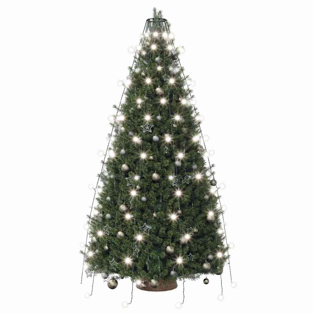 Weihnachtsbaum-Lichternetz mit 150 LEDs Kaltweiß 150 cm