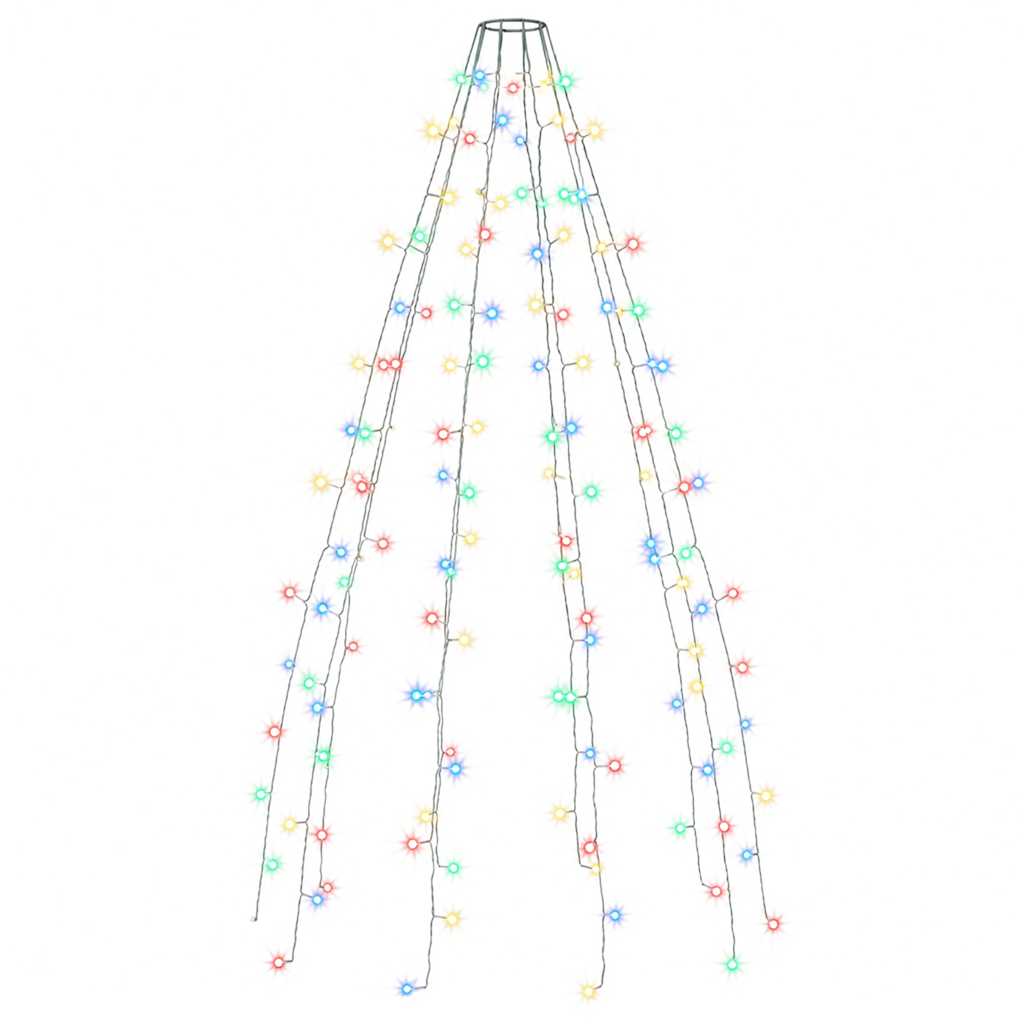 Weihnachtsbaum-Lichternetz mit 150 LEDs Mehrfarbig 150 cm
