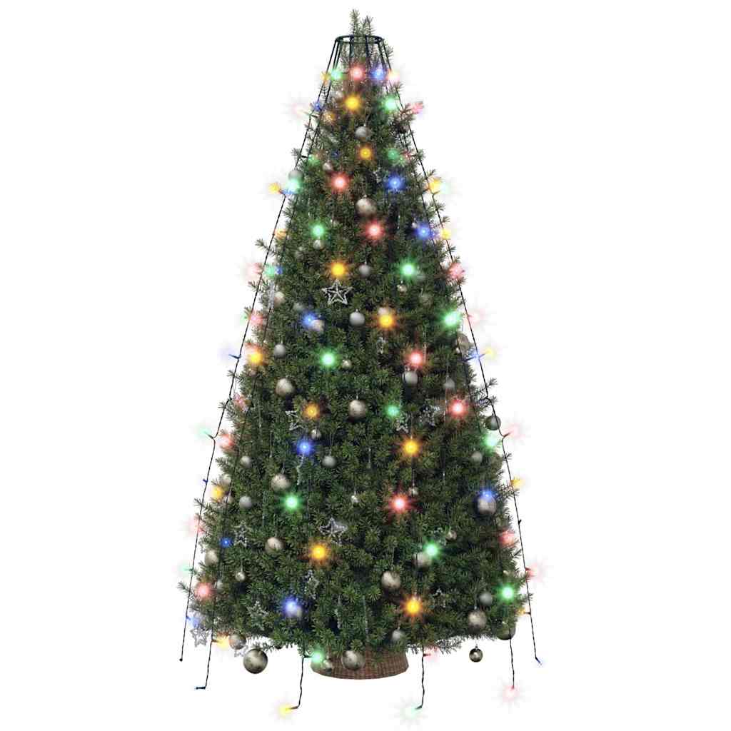 Weihnachtsbaum-Lichternetz mit 150 LEDs Mehrfarbig 150 cm