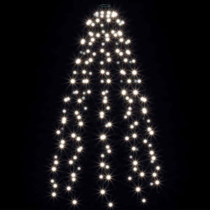 Weihnachtsbaum-Lichternetz mit 180 LEDs Kaltweiß 180 cm