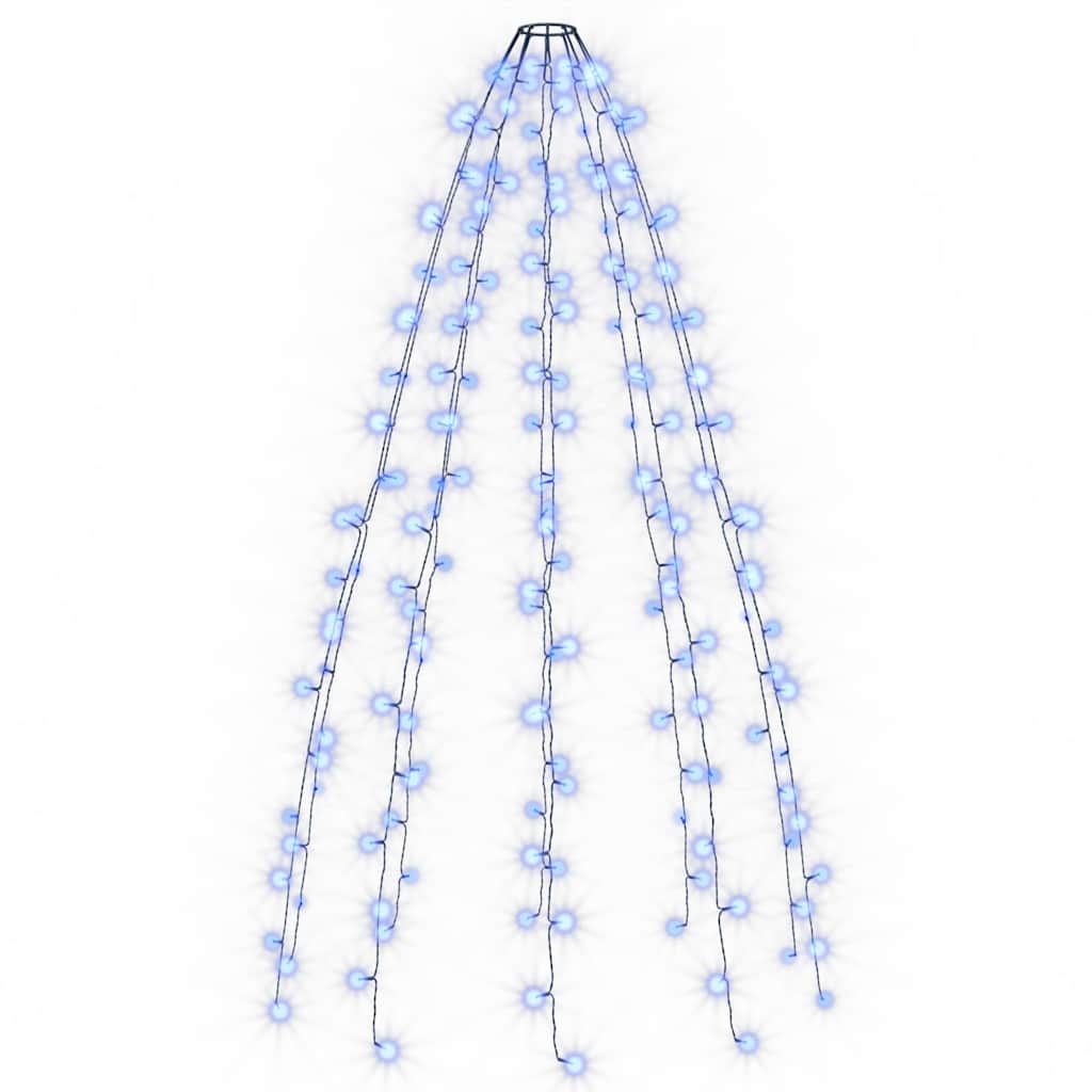 Weihnachtsbaum-Lichternetz mit 180 LEDs Blau 180 cm