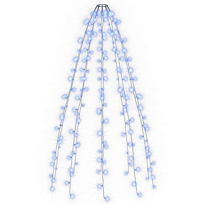 Weihnachtsbaum-Lichternetz mit 180 LEDs Blau 180 cm