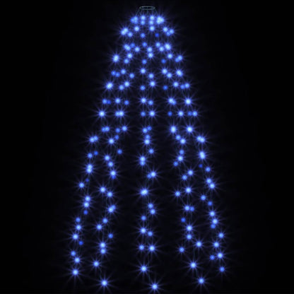Weihnachtsbaum-Lichternetz mit 180 LEDs Blau 180 cm
