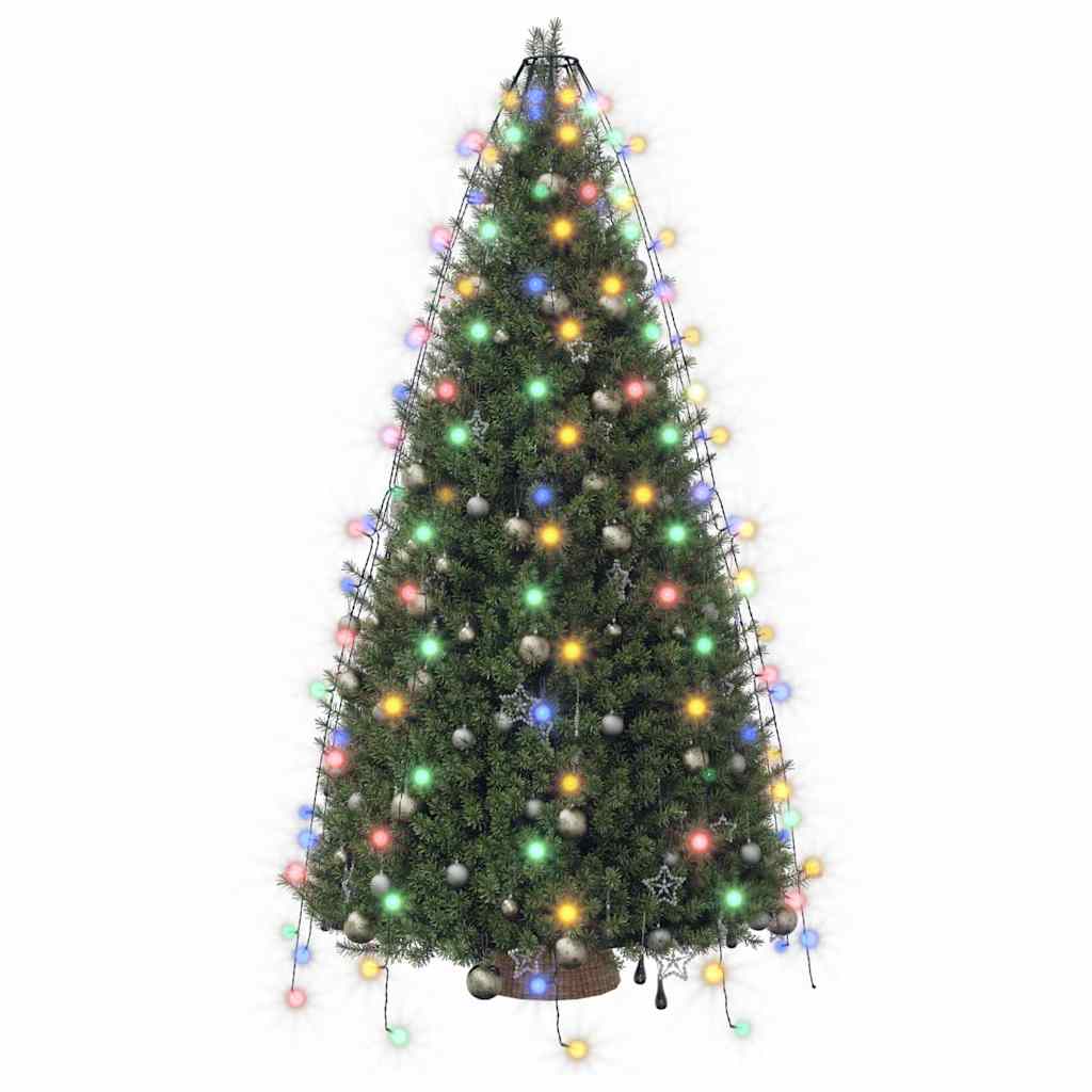 Weihnachtsbaum-Lichternetz mit 180 LEDs Mehrfarbig 180 cm