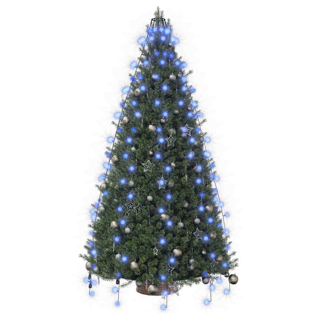 Weihnachtsbaum-Lichternetz mit 210 LEDs Blau 210 cm