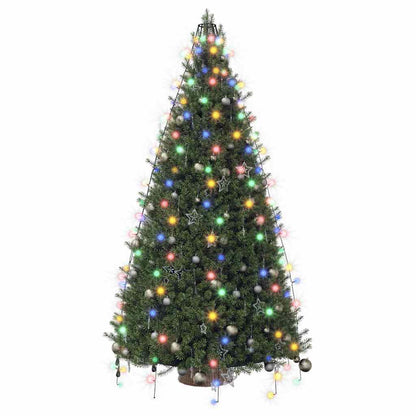 Weihnachtsbaum-Lichternetz mit 210 LEDs Mehrfarbig 210 cm