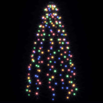 Weihnachtsbaum-Lichternetz mit 210 LEDs Mehrfarbig 210 cm
