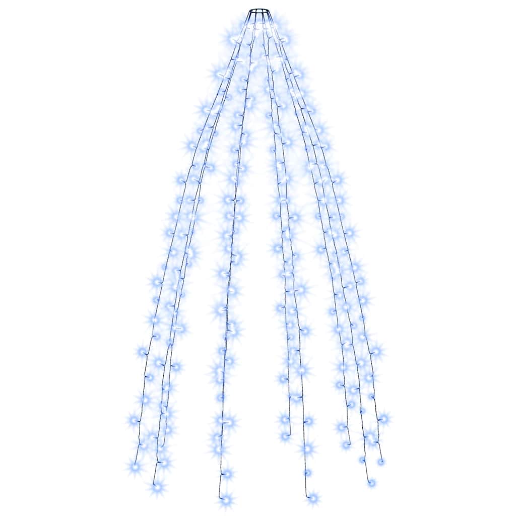 Weihnachtsbaum-Lichternetz mit 250 LEDs Blau 250 cm