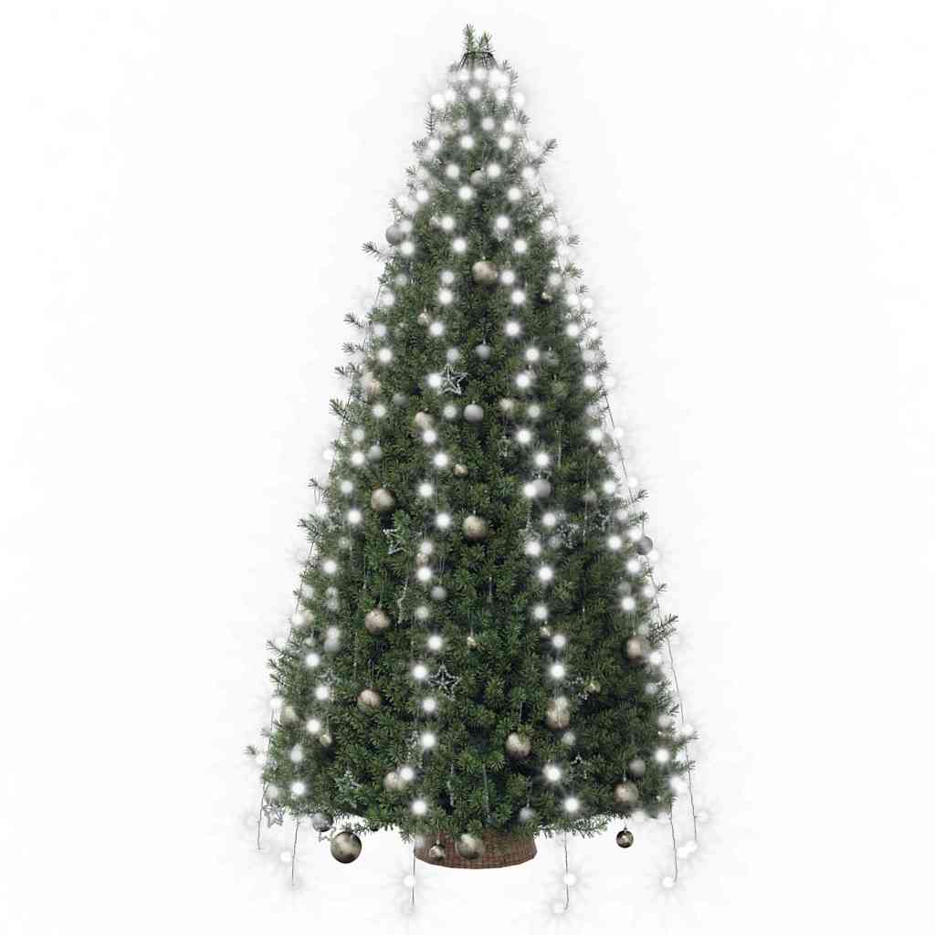 Weihnachtsbaum-Lichternetz mit 300 LEDs Kaltweiß 300 cm