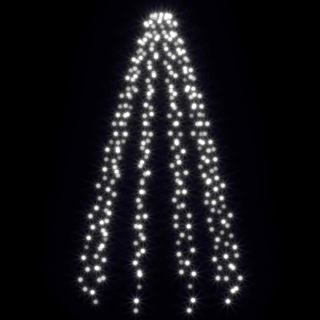 Weihnachtsbaum-Lichternetz mit 300 LEDs Kaltweiß 300 cm