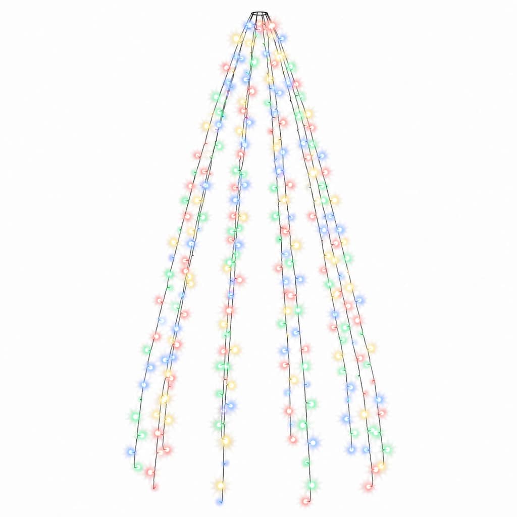 Weihnachtsbaum-Lichternetz mit 300 LEDs Mehrfarbig 300 cm