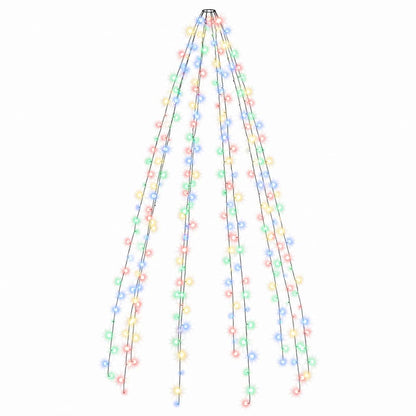 Weihnachtsbaum-Lichternetz mit 300 LEDs Mehrfarbig 300 cm