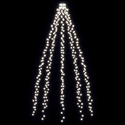 Weihnachtsbaum-Lichternetz mit 400 LEDs Kaltweiß 400 cm