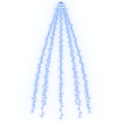 Weihnachtsbaum-Lichternetz mit 400 LEDs Blau 400 cm