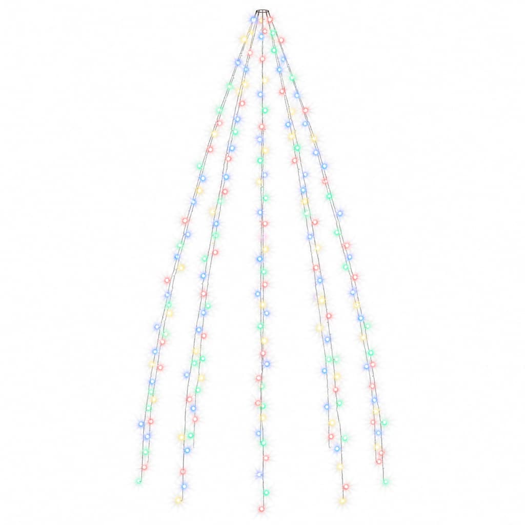 Weihnachtsbaum-Lichternetz mit 400 LEDs Mehrfarbig 400 cm