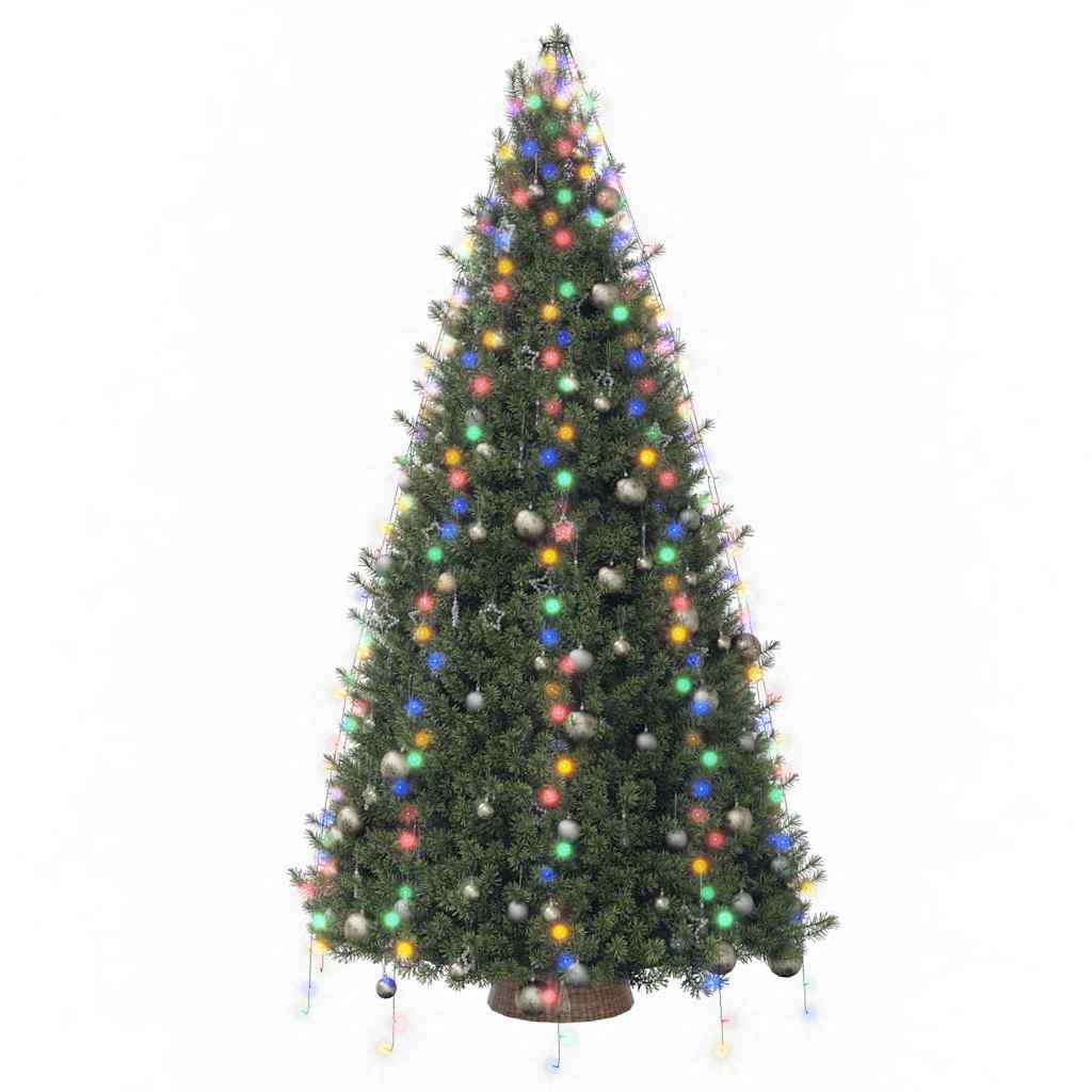 Weihnachtsbaum-Lichternetz mit 400 LEDs Mehrfarbig 400 cm
