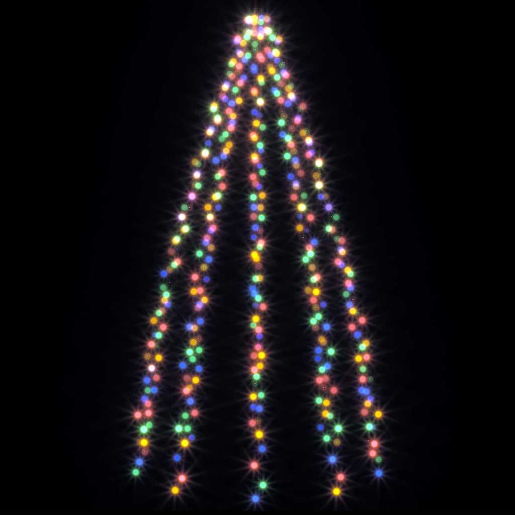 Weihnachtsbaum-Lichternetz mit 400 LEDs Mehrfarbig 400 cm
