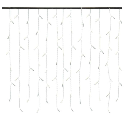 Lichtervorhang LED Eiszapfen 10 m 400 LED Bunt 8 Funktionen